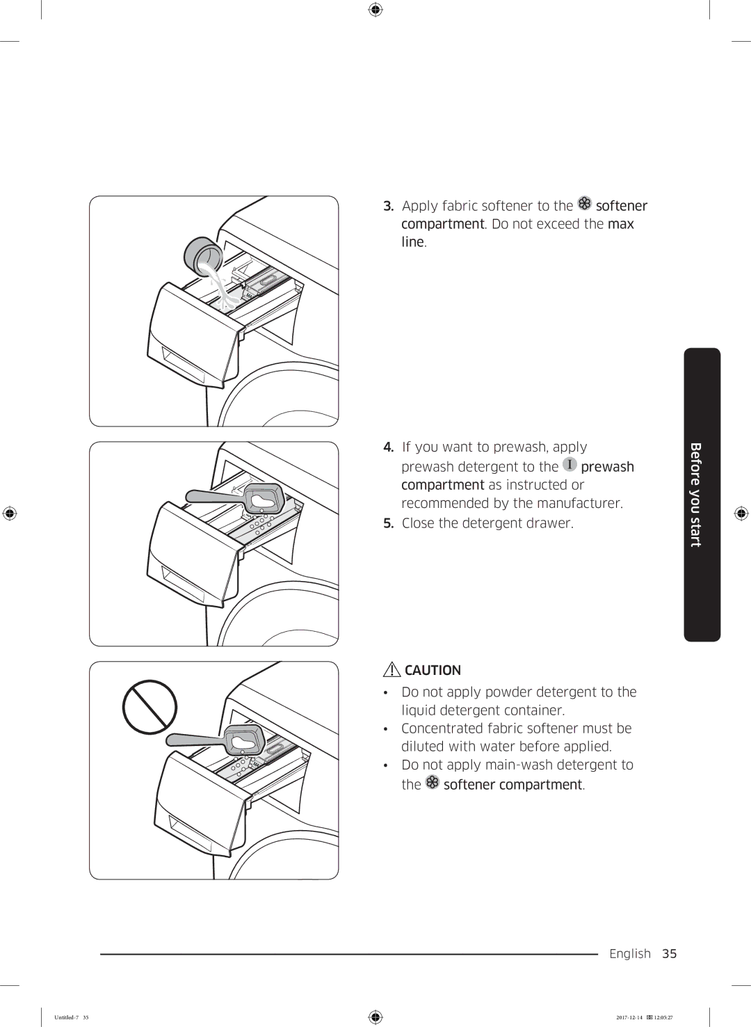 Samsung WW10M86INOA/LE manual English 35  